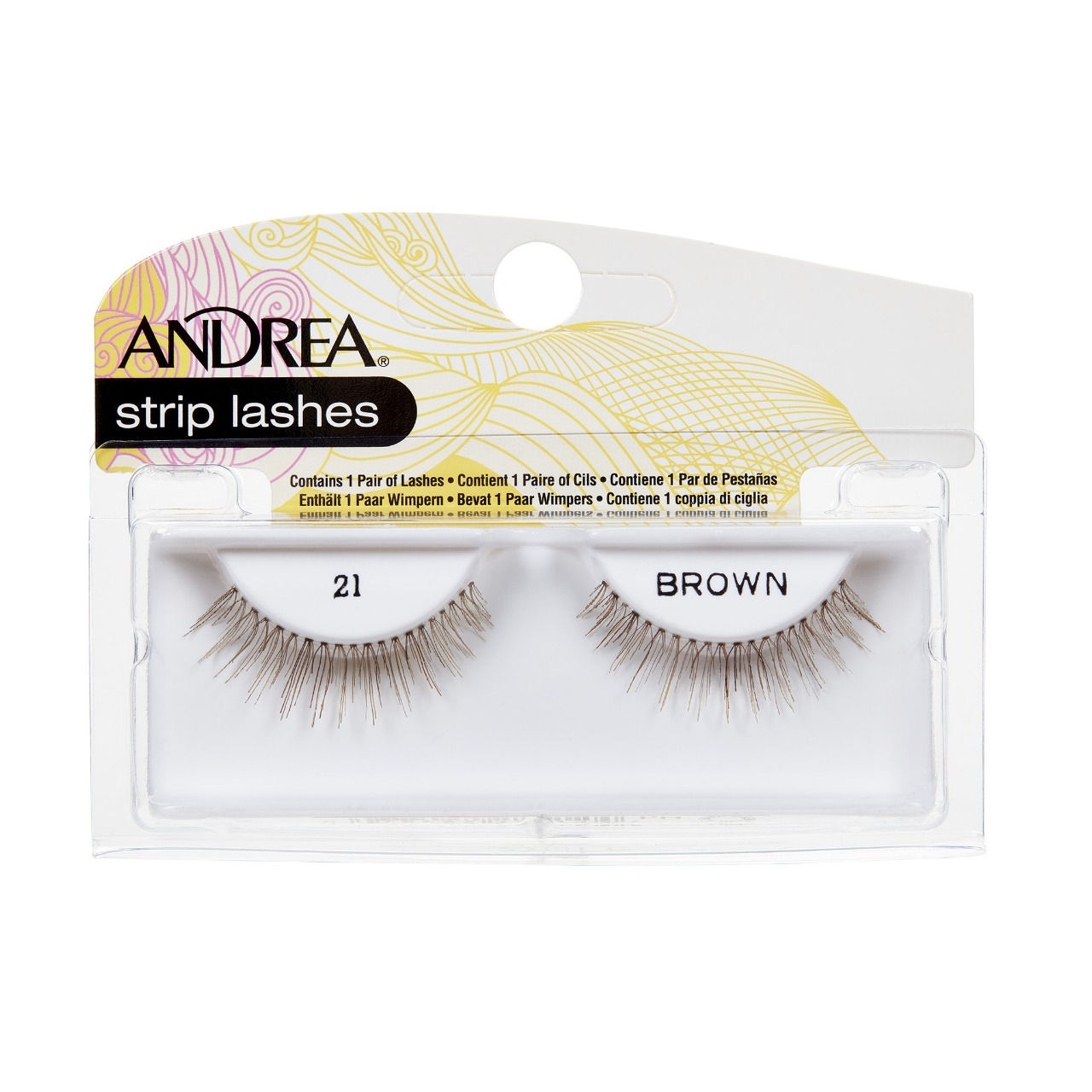 Pestañas Andrea Strip Lashes #21 Brown