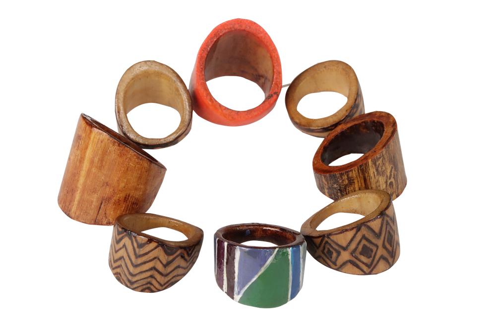 Miniatura: Anillos en bambú