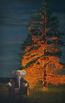 寂寞的思绪 布面油画 335x210cm 2013.png