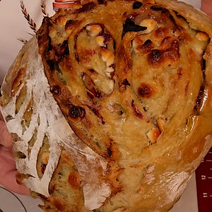 Matcha Strawberry and White Chocolate Bread