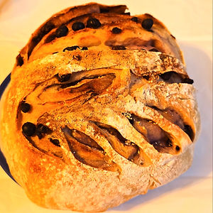 Taro Raisin Sourdough Bread