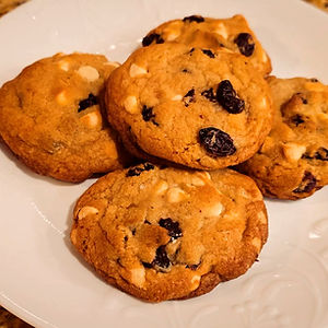 White Chocolate Cranberry cookies 6PK