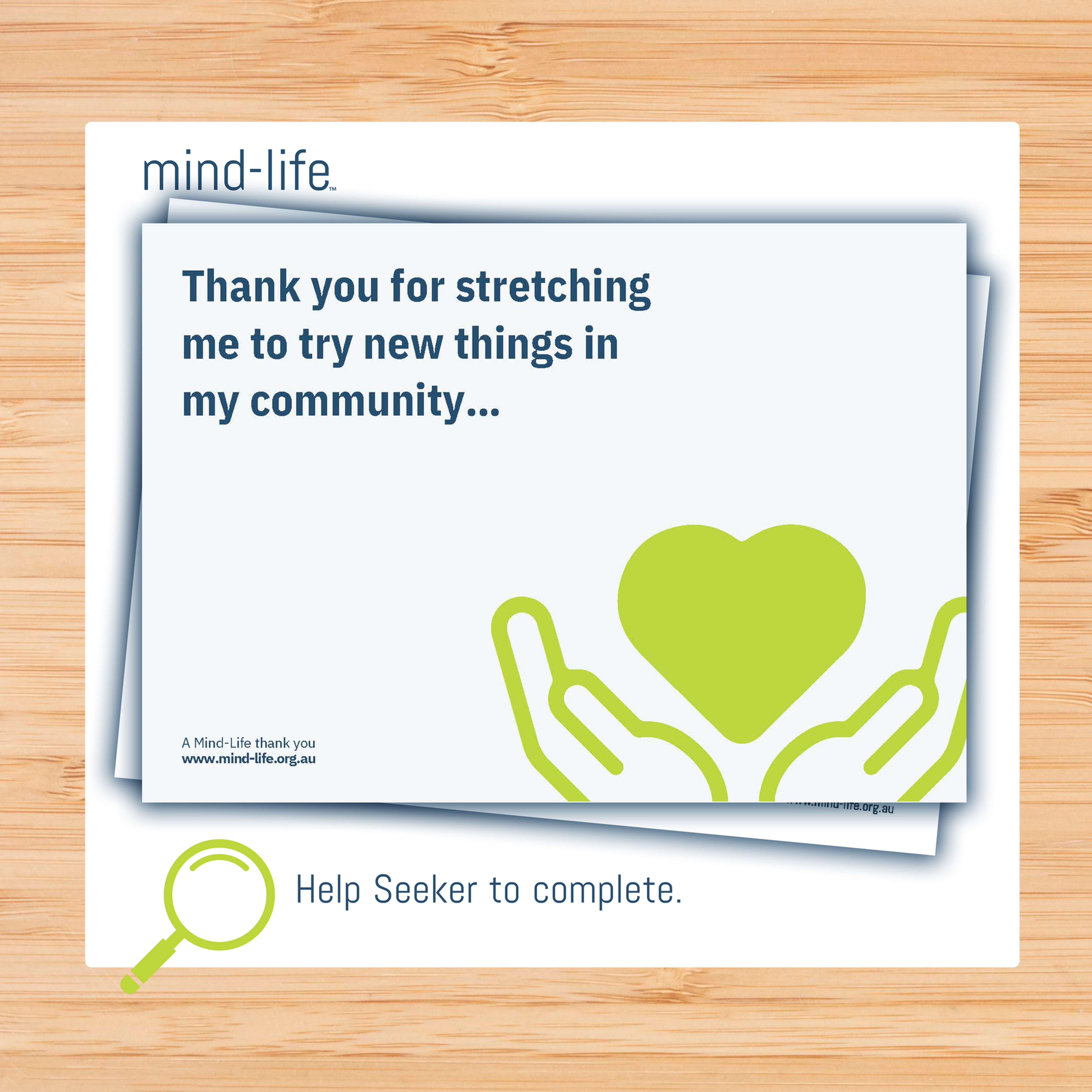Mind-Life Thank You Cards