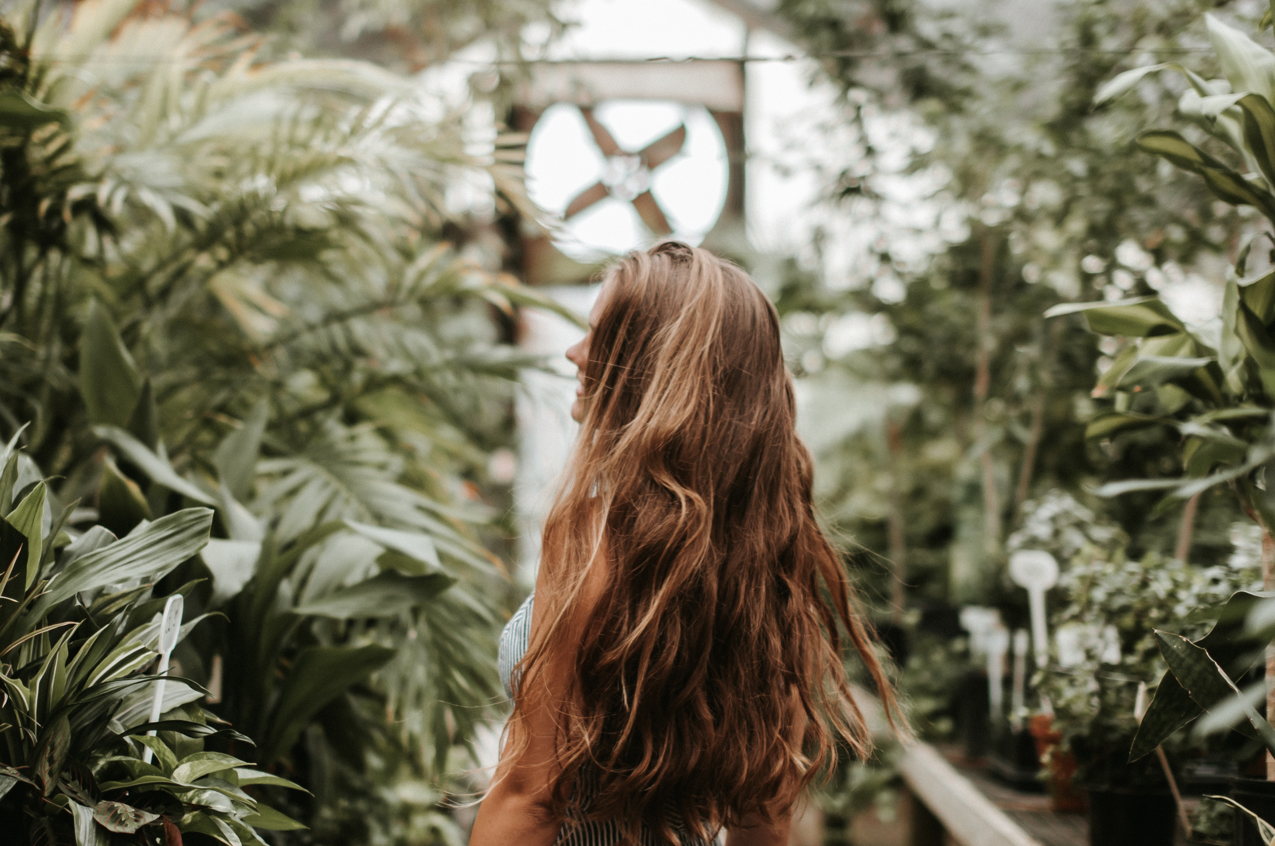 Woman in Plants