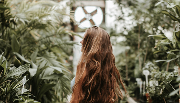 Woman in Plants