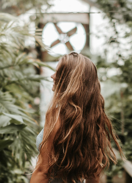 Woman in Plants