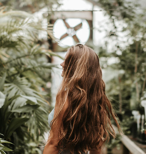 Woman in Plants