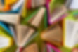 Book background Many colorful books create texture for design Concept of library, children