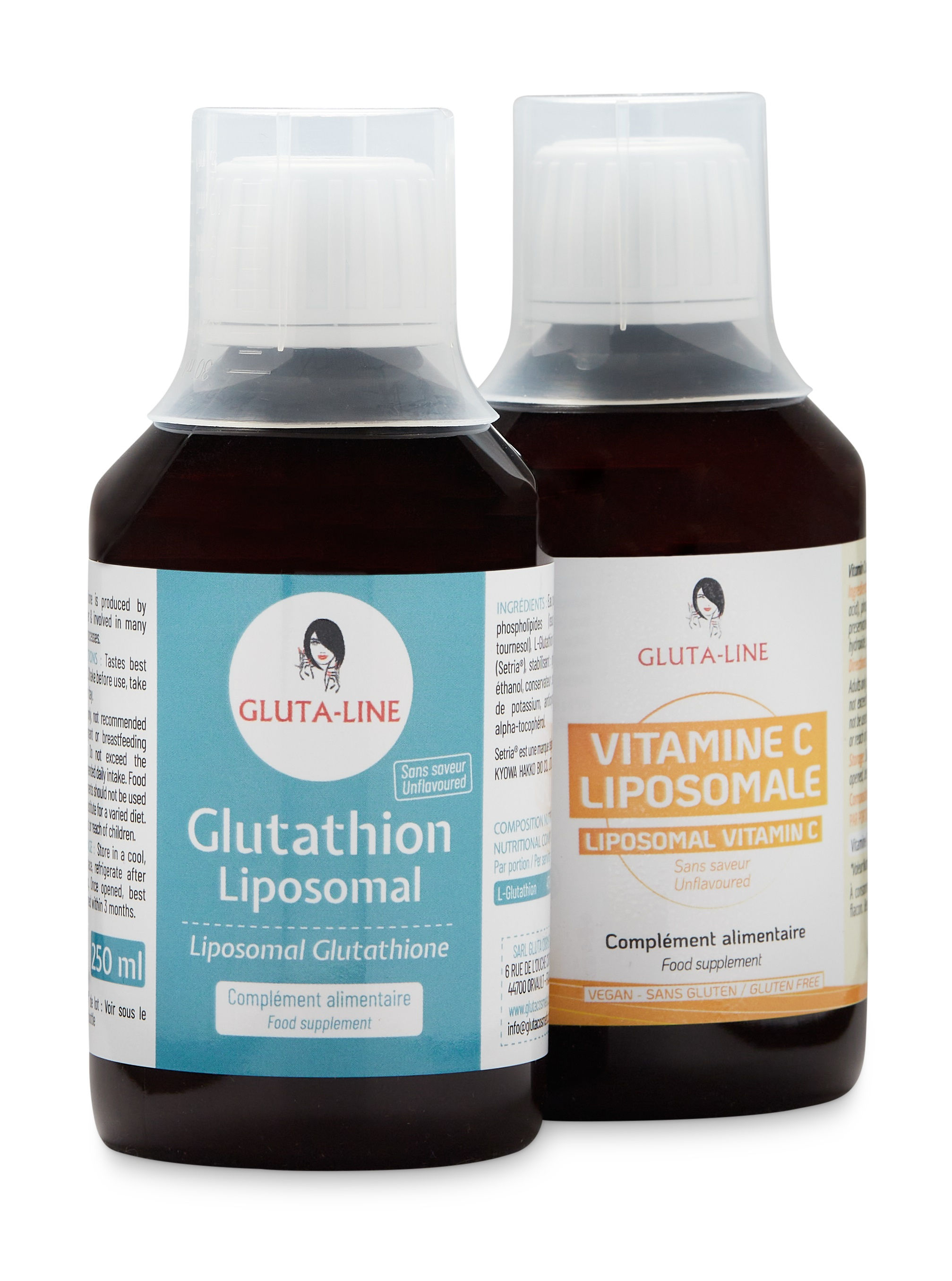 OFFRE DUO GLUTATHION LIPOSOMAL + VITAMINE C LIPOSOMALE