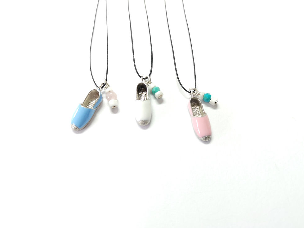 Miniature : Collier - Mini Espa "Patriotes" Laiton Rhodier ©Fanfan