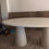 Thumbnail: Microcement  Oval Ellipse shape Dining Table with two cone bases