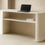 Thumbnail: Microcement Curve Reception Desk with shelf