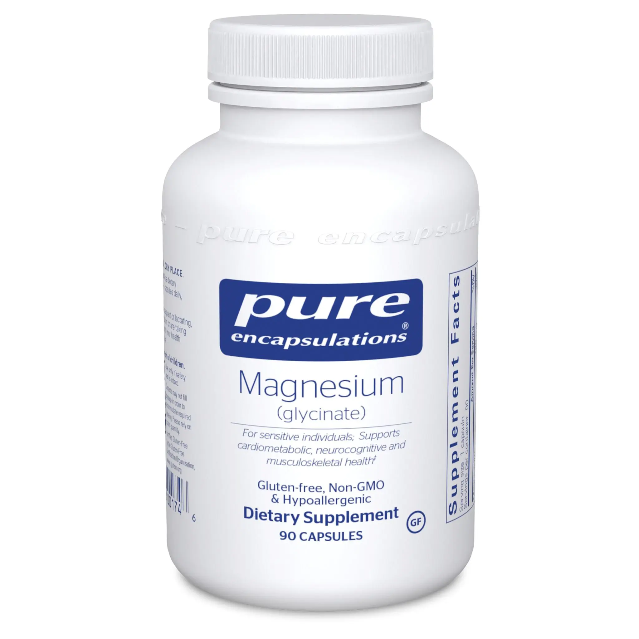 Magnesium Glycinate 90Capsules, Pure Encapsulations