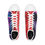 Thumbnail: Vibrant High Top Sneakers -Believe in Your Hustle, Trendy Footwear