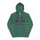 Thumbnail: Vibrant Unisex Fleece Zip Up Hoodie with Artistic Floral Design