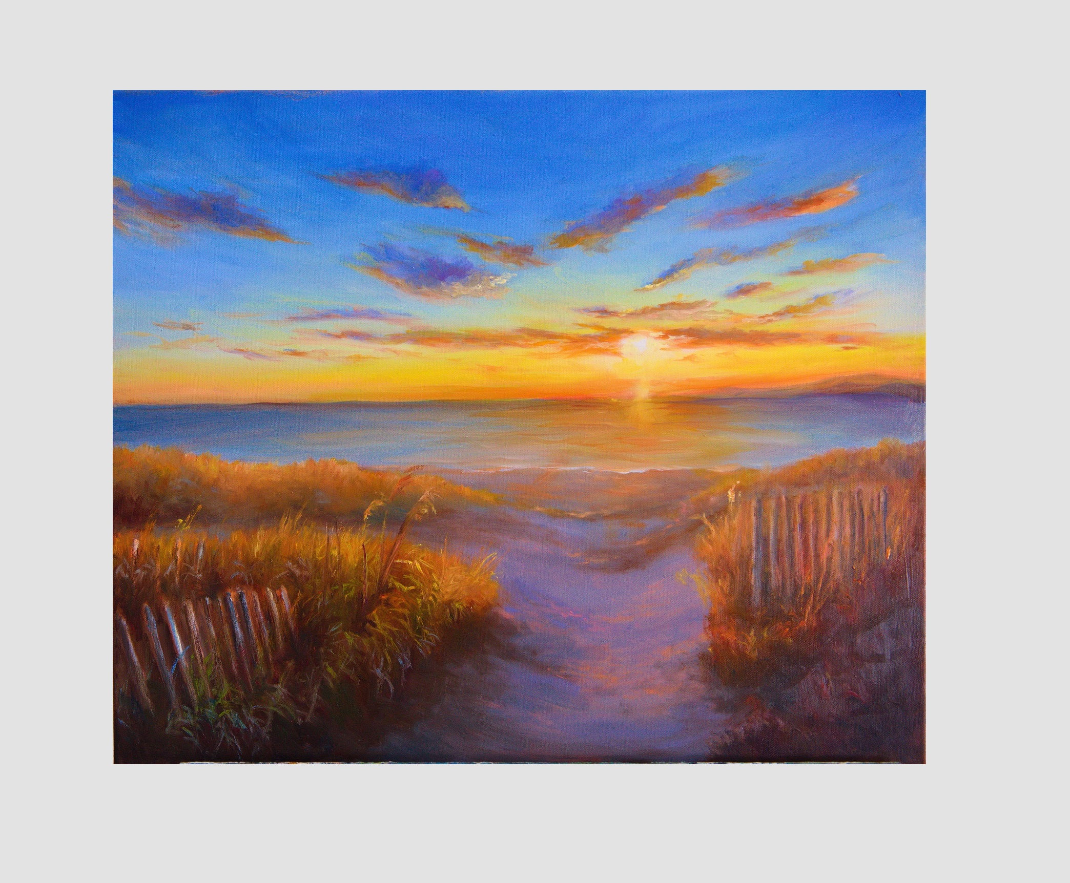 Carolina Shoreline Photo Paper Art Print