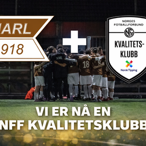 SK Jarl er sertifisert som NFF Kvalitetsklubb!