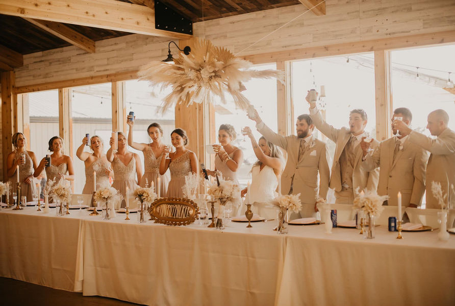 pampas grass wedding decor