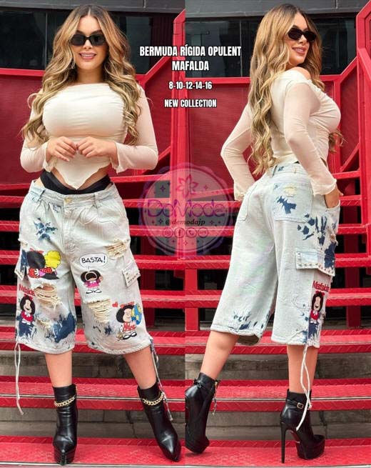Bermuda Jeans D-108