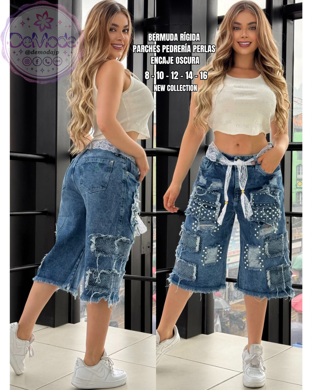 Bermuda Jeans D-157