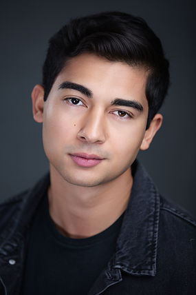 A headshot of a Los Angeles based actor wearing a dark jacket, taken by LA Headshot photographer Jeffrey Kaiser
