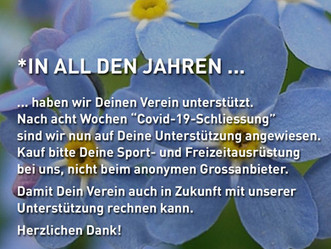 Eine Mitteilung unseres Hauptsponsors