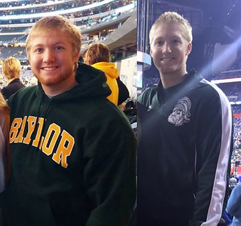 Before and after 3 months of weight loss protocols