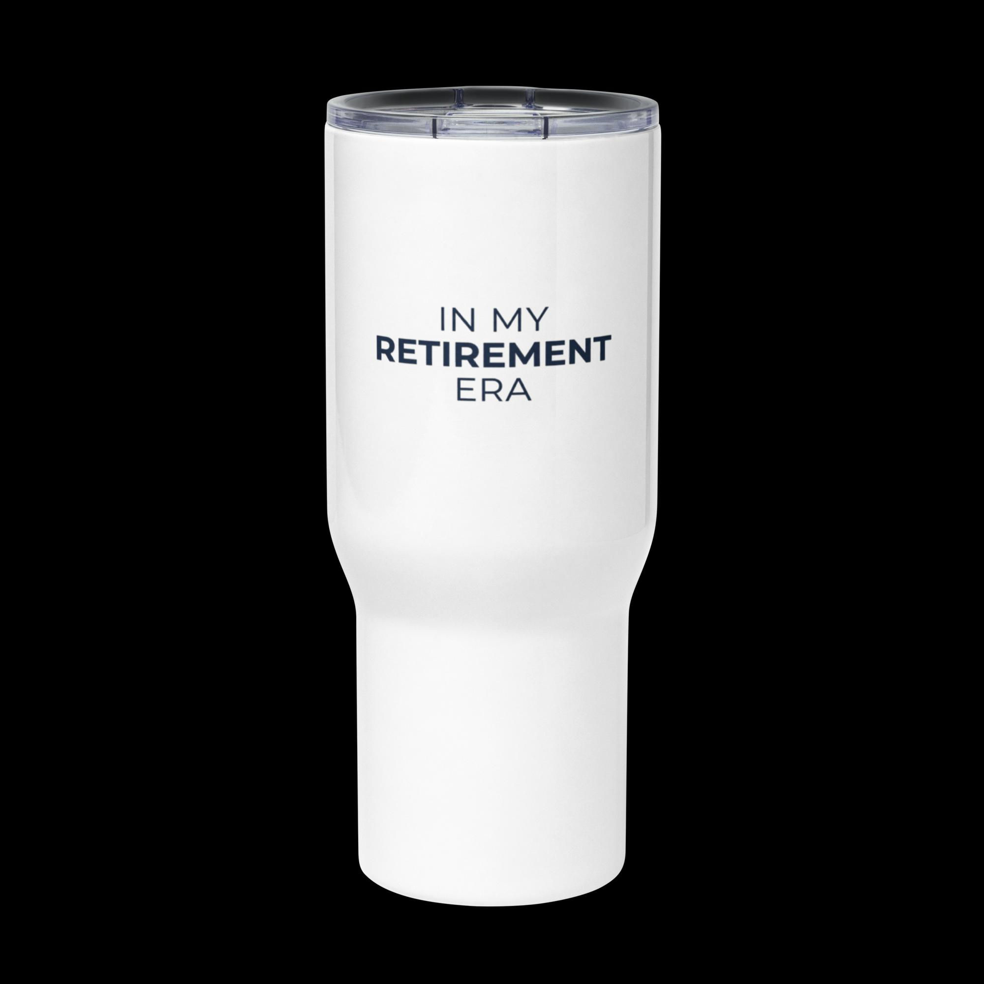 Travel mug with a handle