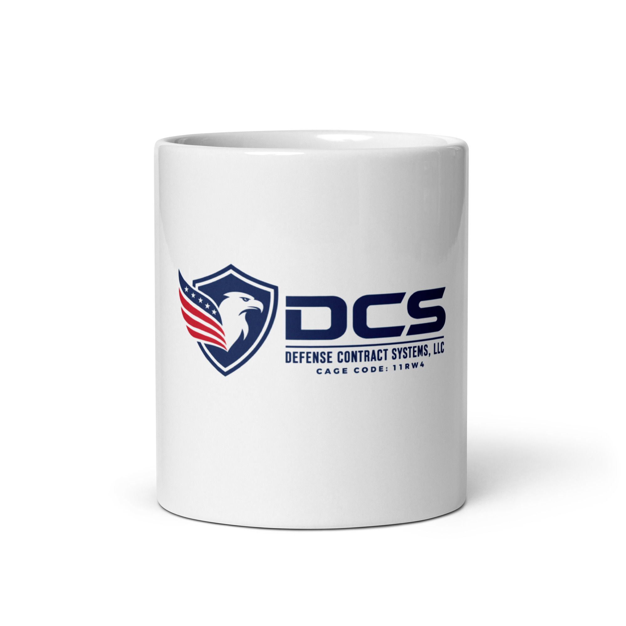 DCS Logo Glossy Mug (White)