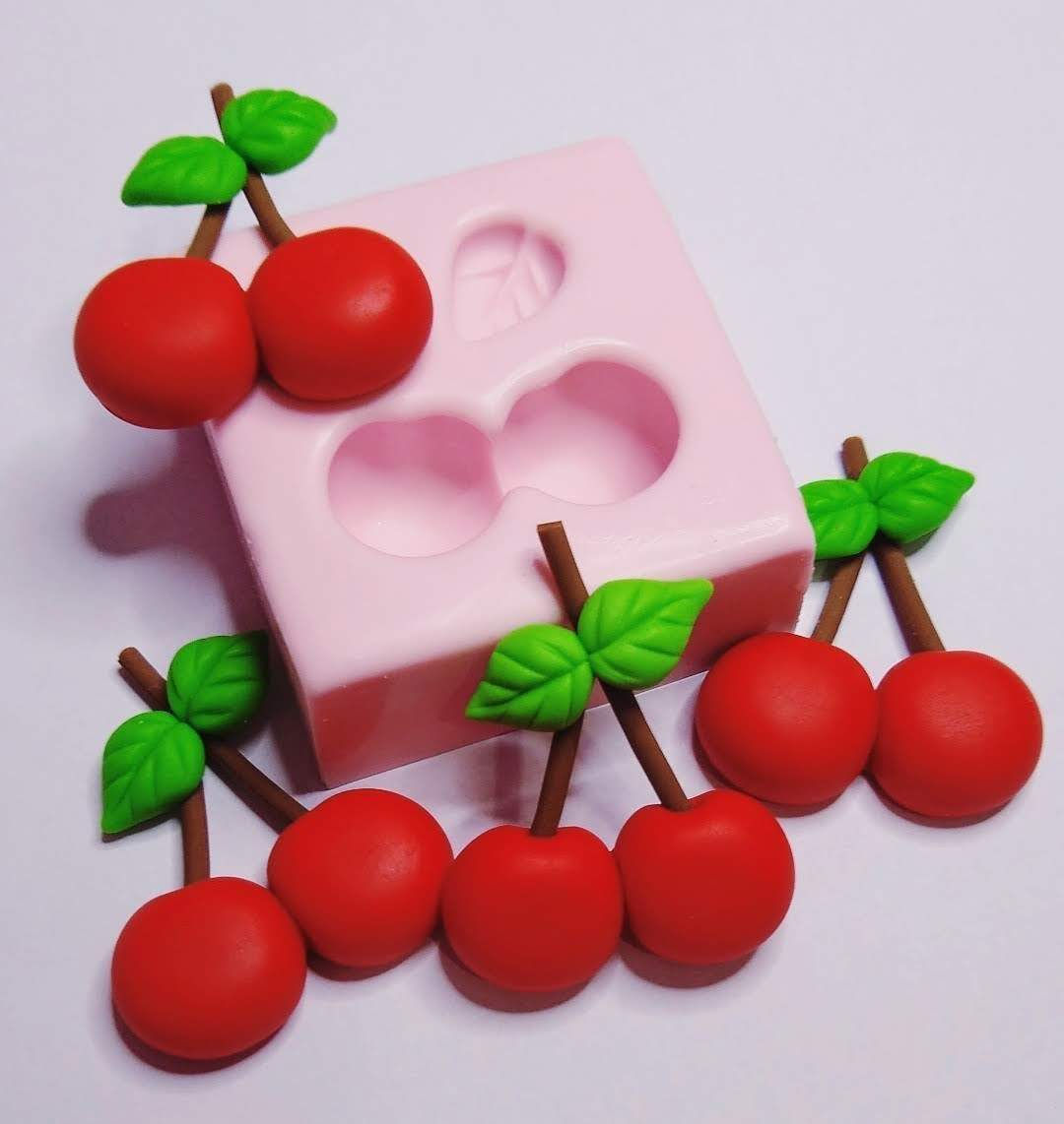 Cherry Silicone Mold Angelica Barbosa
