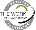Certified Facilitator stamp for The Work o Byron Katie