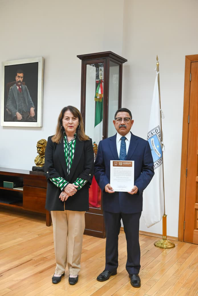 Nombra gobernadora Margarita González Saravia a José Bucio Quiroz como titular de la SSPC Morelos