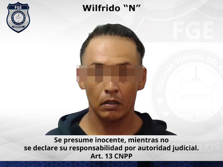 "El Willi" pagará caro un robo cometido en Edomex en 2016; se escondía en Jojutla