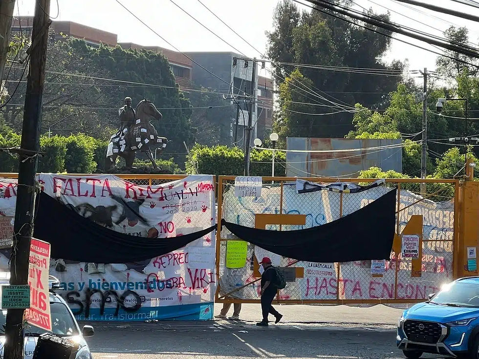 Rectora de la UAEM afirma que trabaja por la seguridad universitaria en medio de protestas estudiantiles