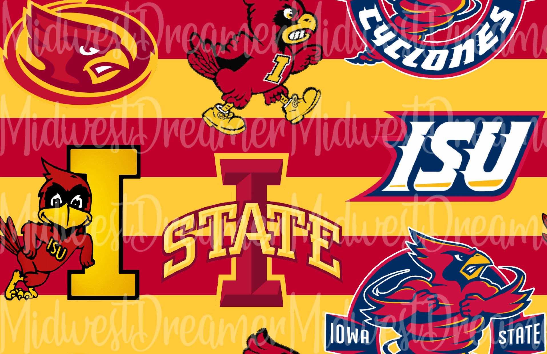 ISU Striped