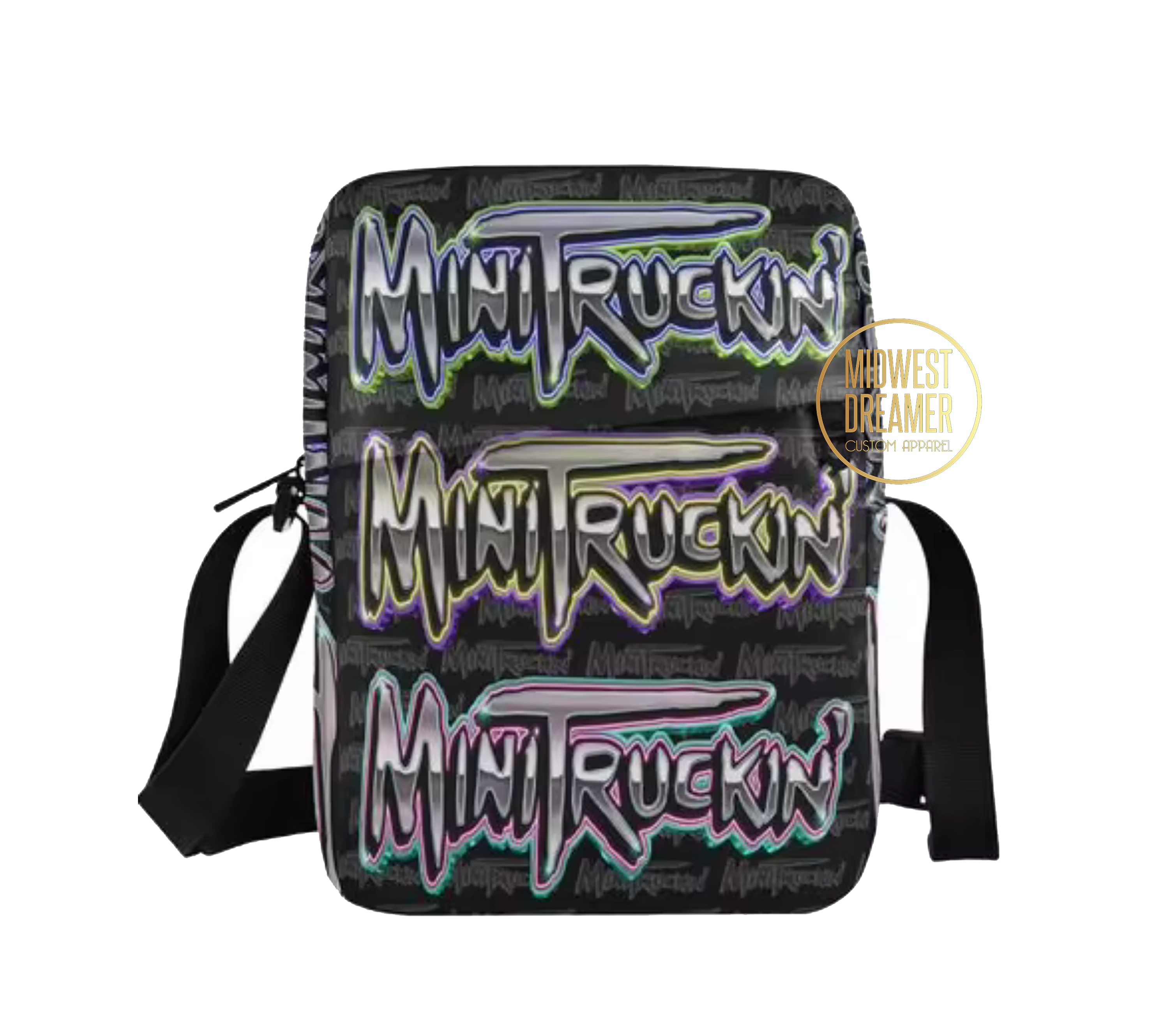 Minitruckin Chrome Crossbody Bag
