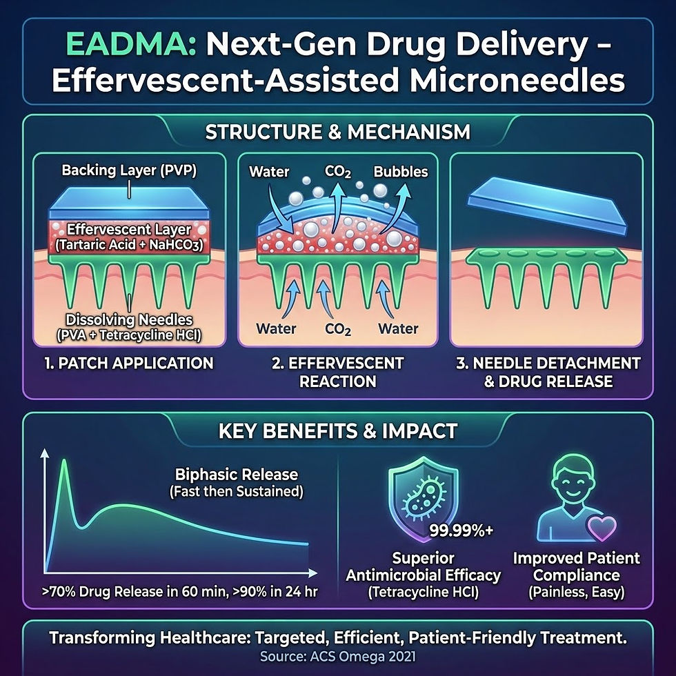 The 60-Second Revolution in Drug Delivery: How Effervescent Microneedles Solve the Patient Compliance Dilemma