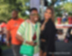 Gary 'With Da Tea' accepts Trailblazer Award at the 2023 Pure Heat Community Festival