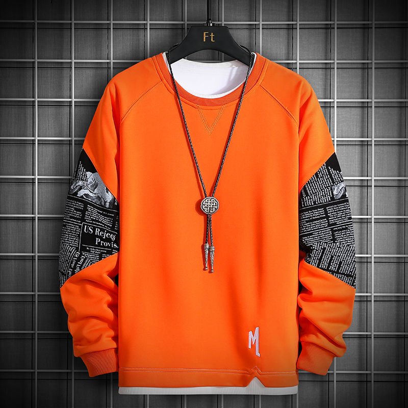 Thumbnail: Pullover Patchwork Hoodie Sweater