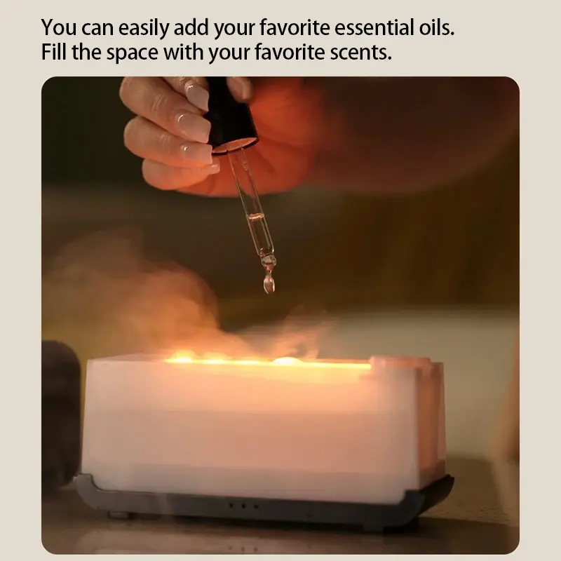 Thumbnail: New Simulation Flame Aromatherapy Humidifier & Diffuser