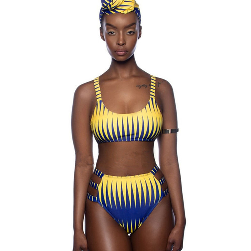 Thumbnail: Sexy  South African Striped  Bikini