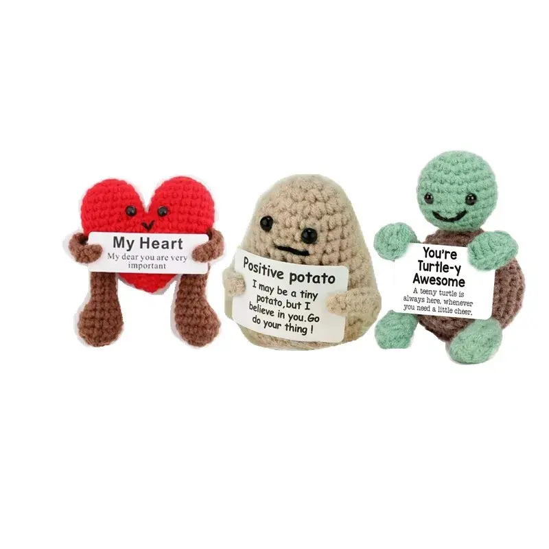 Thumbnail: New Positive Energy Potato Hug Pocket Mini Room Decoration