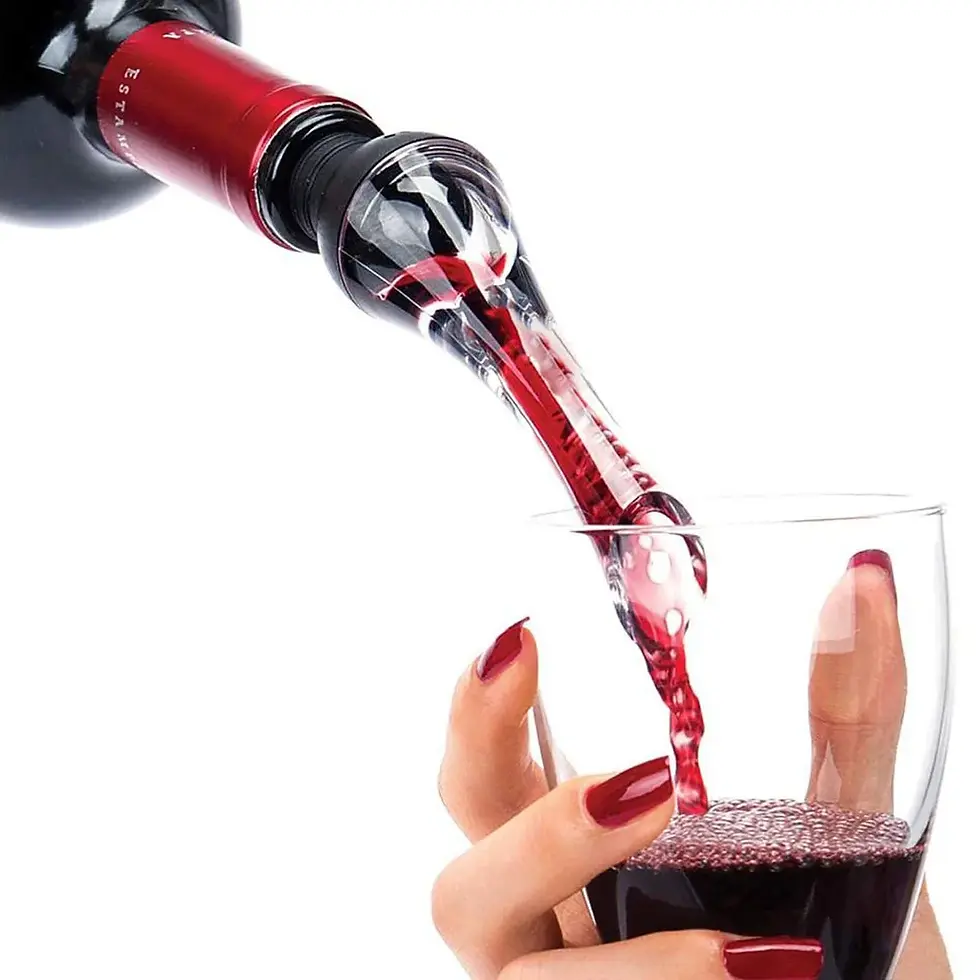 Thumbnail: Chirpy Top Wine Glass Bottle Premium Pourer