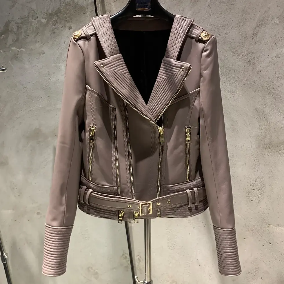 Thumbnail: Real Leather Jacket Women Leather Jacket Ladies Genuine Leather Jacket