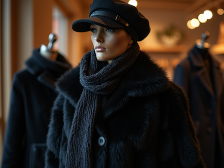 Stylish Faux vs Genuine Fur Coats Hats and Scarves from Melanated Concepts 🖤✨🐾