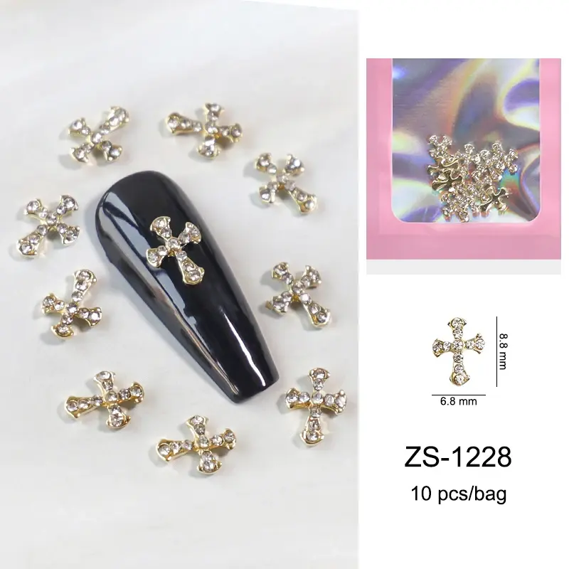 Thumbnail: Zodiac Signs Nail Art Decor Charms 3D