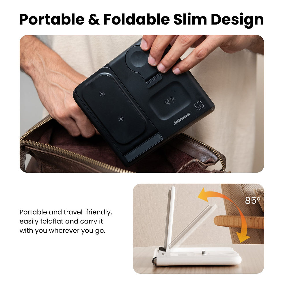 Thumbnail: 4-In-1 Foldable Wireless Charging Station With LED Night Light