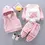Thumbnail: Cartoon Cat Kids Warm Thick Hooded Vest+Sweater+Pant Suit (3pcs.)