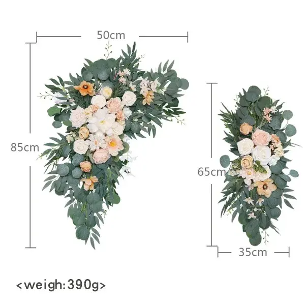 Thumbnail: Wedding Arch Flower Swag Arrangement