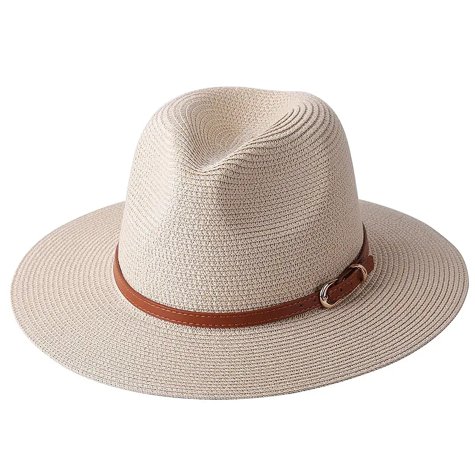 Thumbnail: Natural Panama Soft Shaped Straw Hat